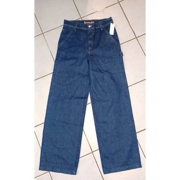 SNACKS! Mother The Fun Dip Utility Puddle Jeans - Picture 3 of 7